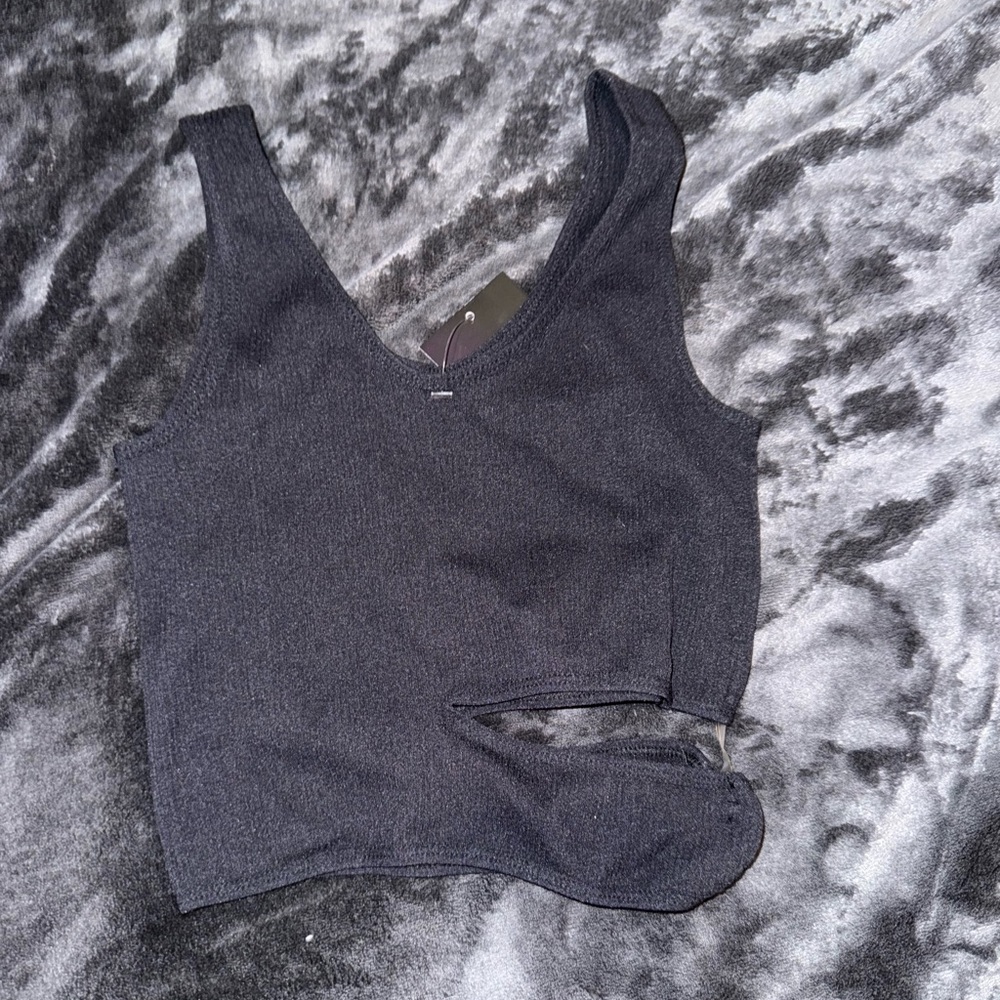 Elegant Charcoal Women's Tank Top